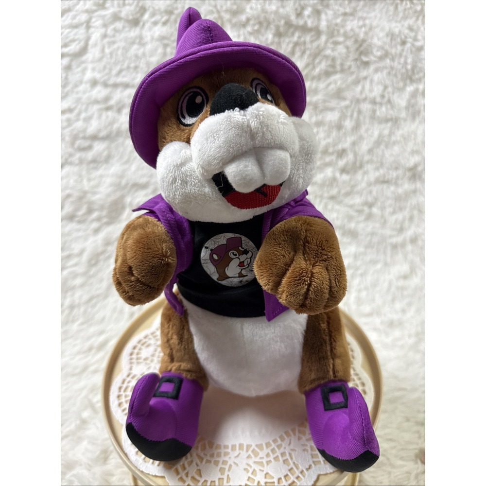 Buc-ee's 2025 Halloween Wizard Beaver Plush 11" Limited Edition
